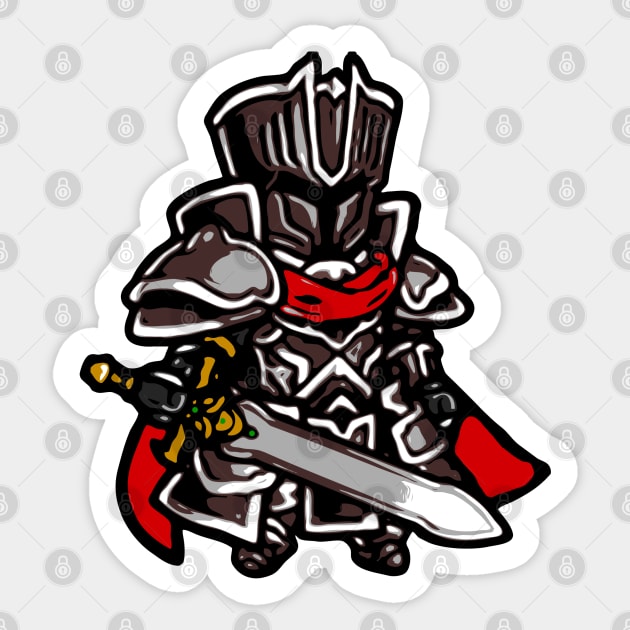 Black Knight (Fire Emblem Path of Radiance) Sticker by hidexmian